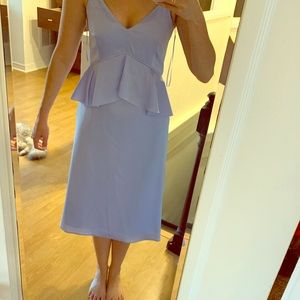 NWT Lavender Satin Banana Republic Dress